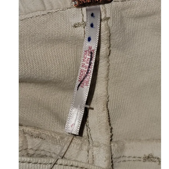 Free People Pretty Lies Patchwork Harem Pants Size/8 - Picture 6 of 8